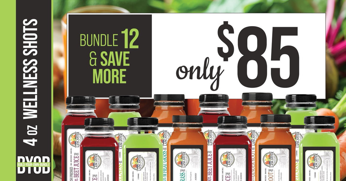 Build Your Own Wellness Shots Bundle (12 pack)