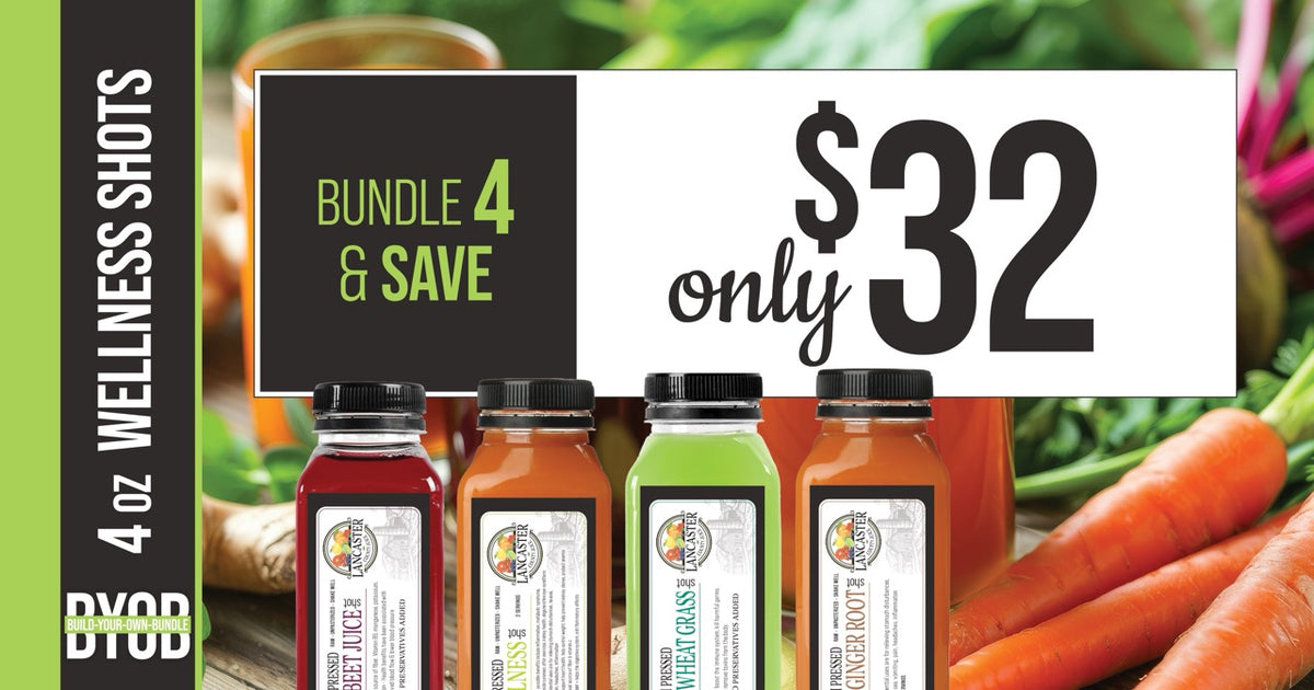 Build Your Own Wellness Shots Bundle (4 pack)